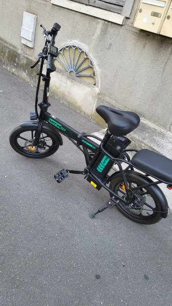 Vélo électrique pliant image