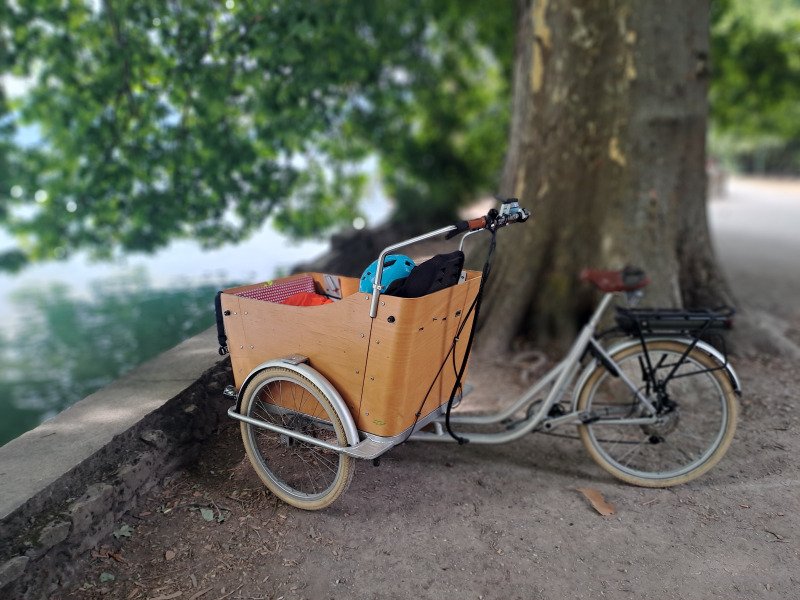 Eco triporteur 4 places enfants un siege bebe image