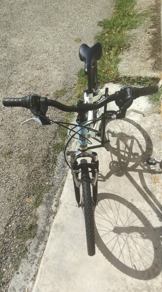 VTT loisirs mixte 24 pouces bleu/blanc image