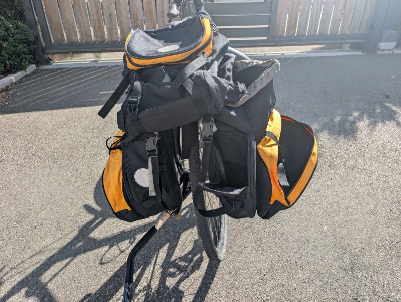 Location sacoche vélo voyage triple b twin image