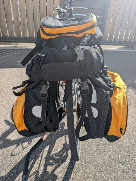 Location sacoche vélo voyage triple b twin image