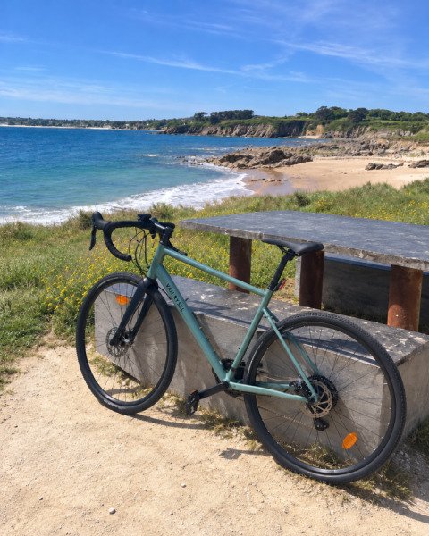 Vélo Gravel Decathlon GRVL AF Discover Vert – Taille L image