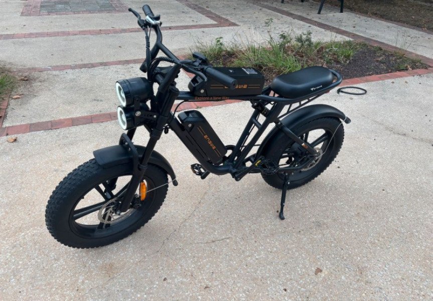 Vélo électrique Fatbike ENGWE M20 double batterie – Taille M – Noir image