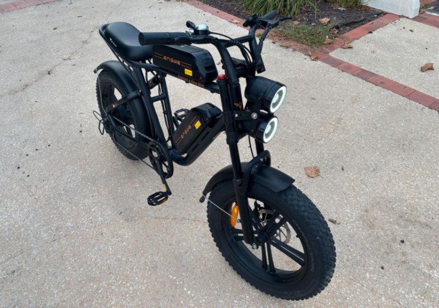 Vélo électrique Fatbike ENGWE M20 double batterie – Taille M – Noir image