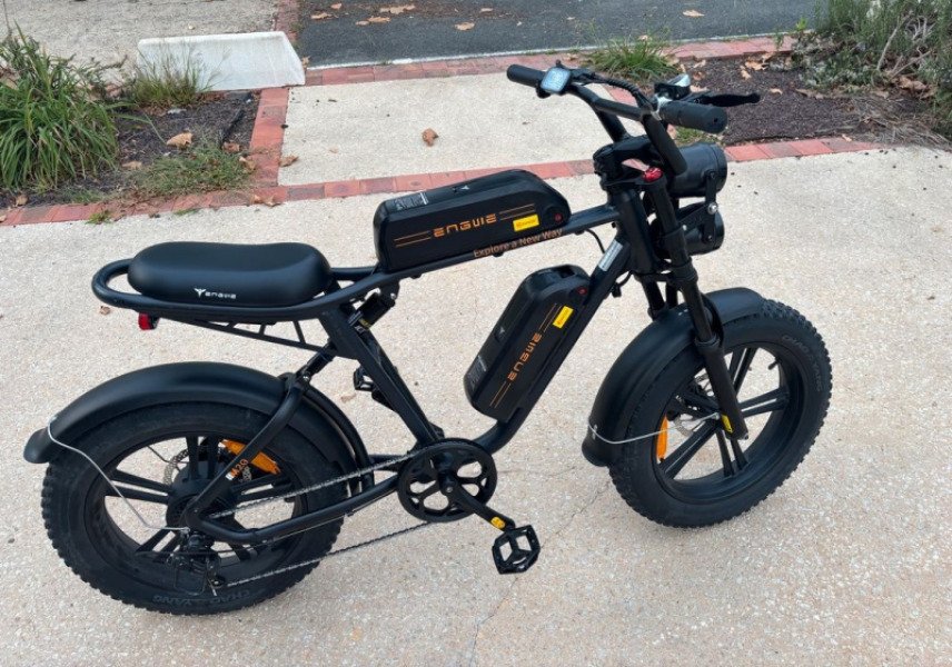 Vélo électrique Fatbike ENGWE M20 double batterie – Taille M – Noir image
