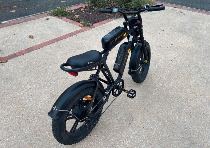 Vélo électrique Fatbike ENGWE M20 double batterie – Taille M – Noir image