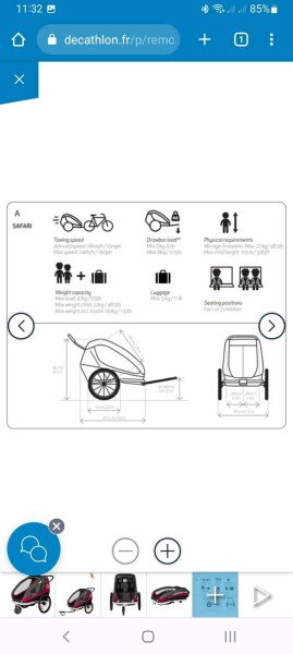 Location remorque vélo image