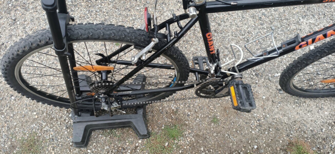 VTT loisirs mixte 26 pouces noir/gris/orange image