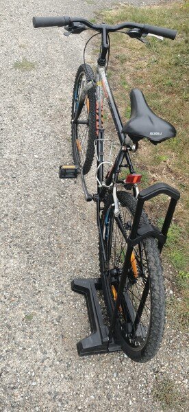 VTT loisirs mixte 26 pouces noir/gris/orange image