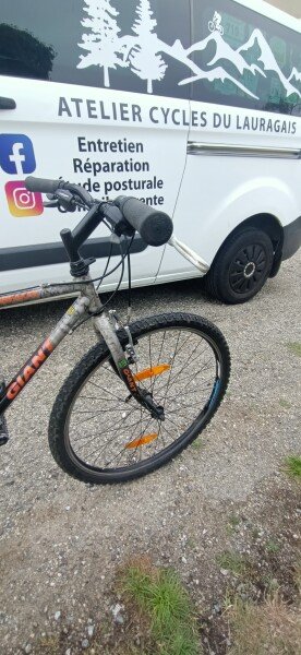 VTT loisirs mixte 26 pouces noir/gris/orange image