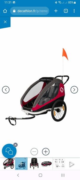 Location remorque vélo image